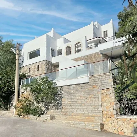 Private 5-bedroom With Pool And Sea View In Villa Bodrum